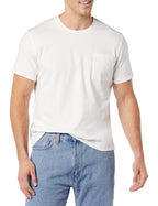 Goodthreads Mens Short-Sleeve Crewneck Cotton T-Shirt White Medium