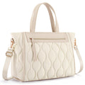 Missnine Tote Bag for Women Lightweight Puffer Tote Bag Large Capacity Quilted Shoulder Handbag for Travel Work Gym