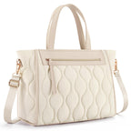 Missnine Tote Bag for Women Lightweight Puffer Tote Bag Large Capacity Quilted Shoulder Handbag for Travel Work Gym