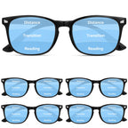 CCVOO 5 pack Reading Glasses for Women/Men Bifocal Progressive Readers for Women/Men Eye glasses Blue Light Glasses